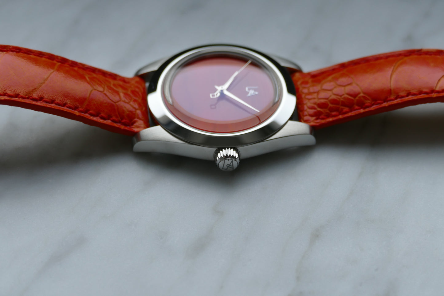 L'Artisan Phoenix (Orange Agate Stone Dial)