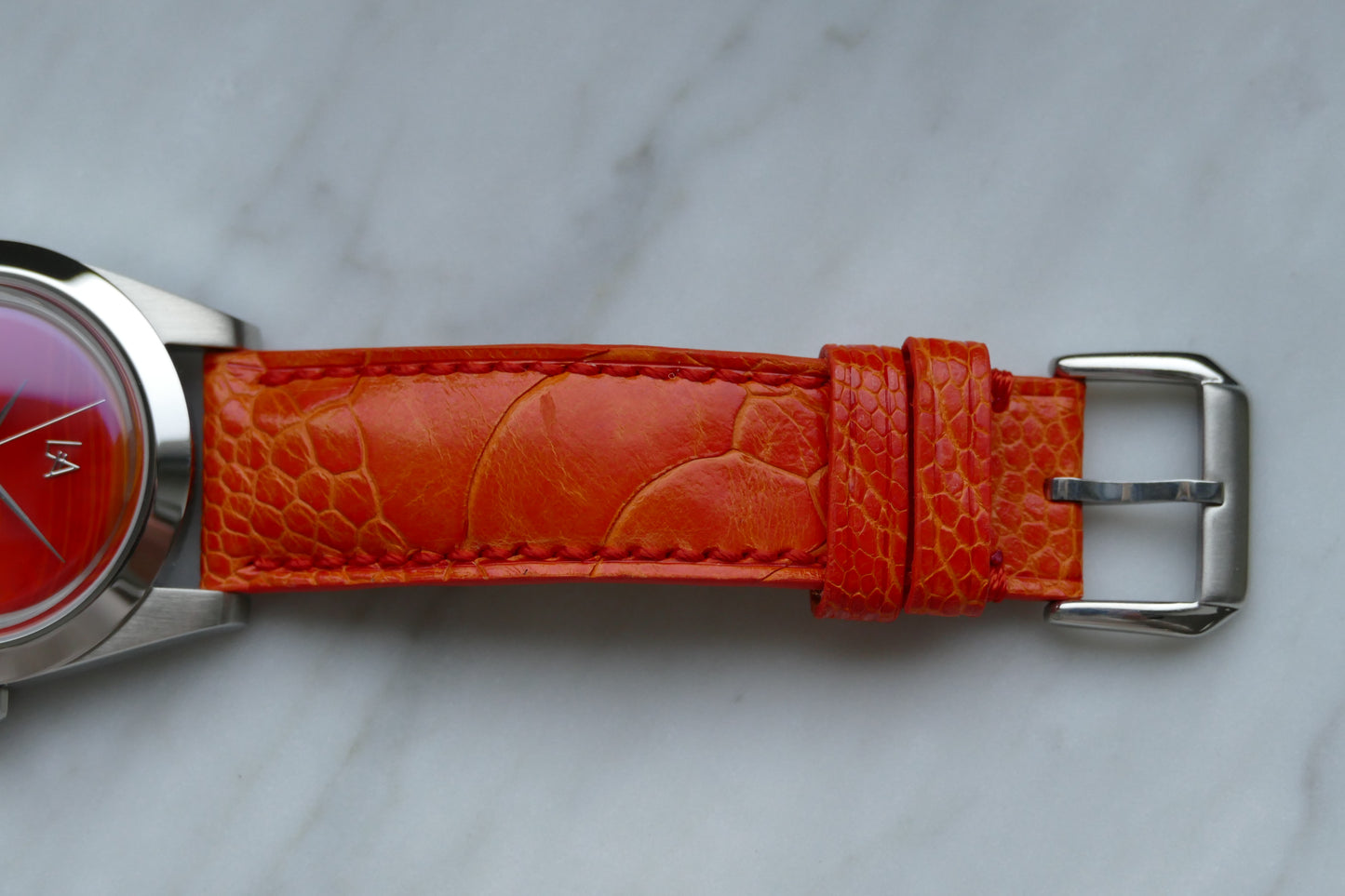 L'Artisan Phoenix (Orange Agate Stone Dial)