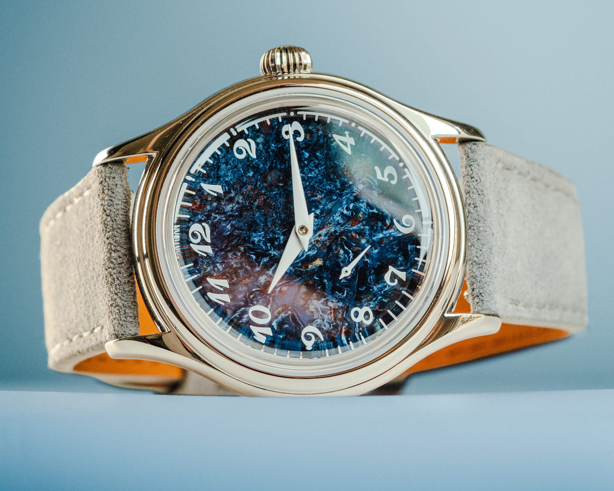 L’Artisan Pietersite on a wrist